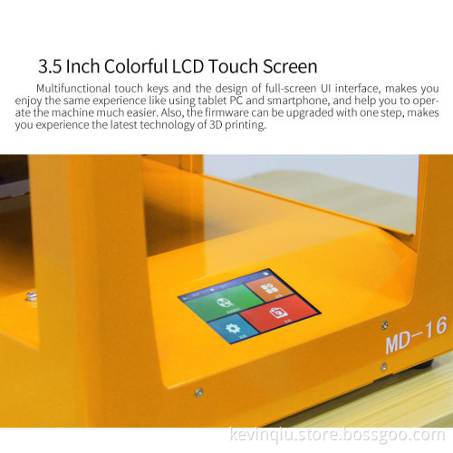 3.5 inch color LCD screen super-silent professional 3d printer factory direct sale machine